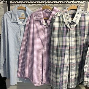 Boys Crewcut dress up long sleeve shirts Sz 10